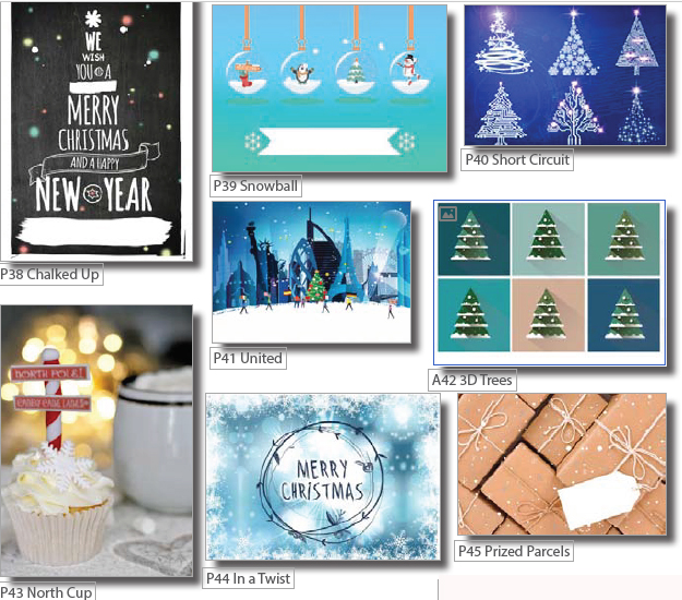 Quills Chistmas Cards 2017