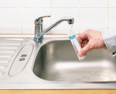 legionella testing office kitchen sink